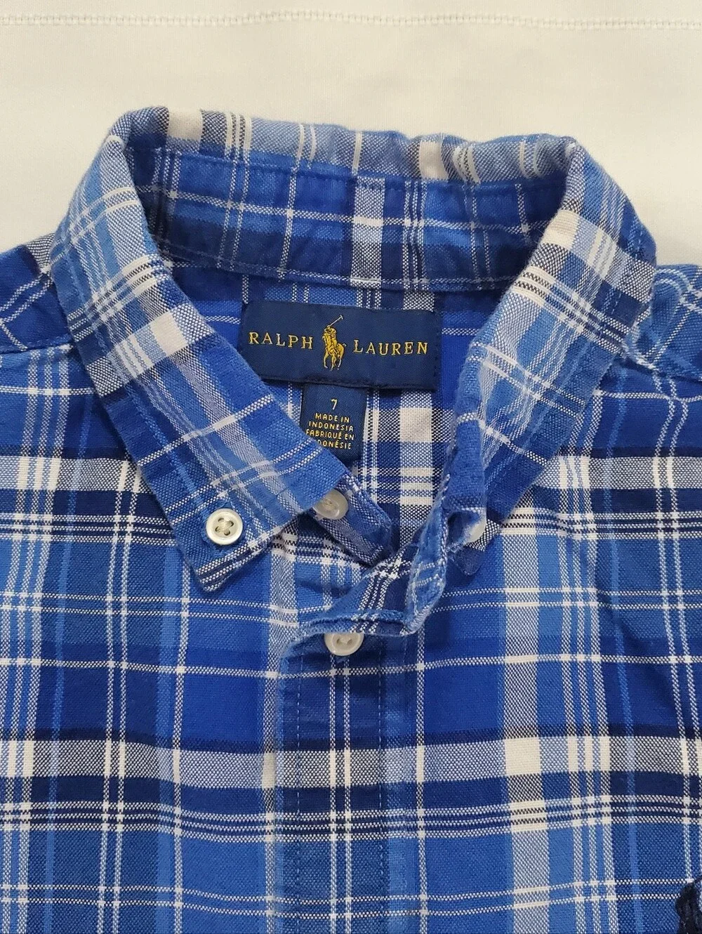 RALPH LAUREN Boys Button Down Long Sleeve Shirt